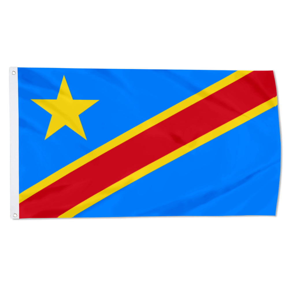 Democratic Republic of Congo flag 3x5ft banner man cave
