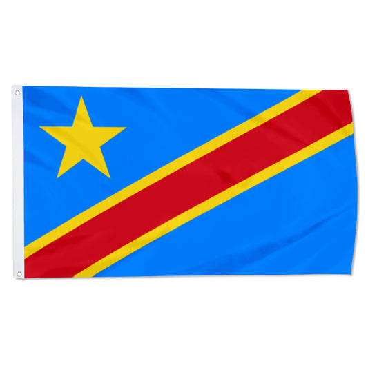Democratic Republic of Congo flag 3x5ft banner man cave