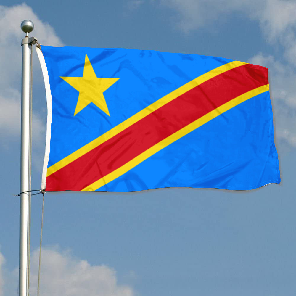 Democratic Republic of Congo flag 3x5ft banner man cave