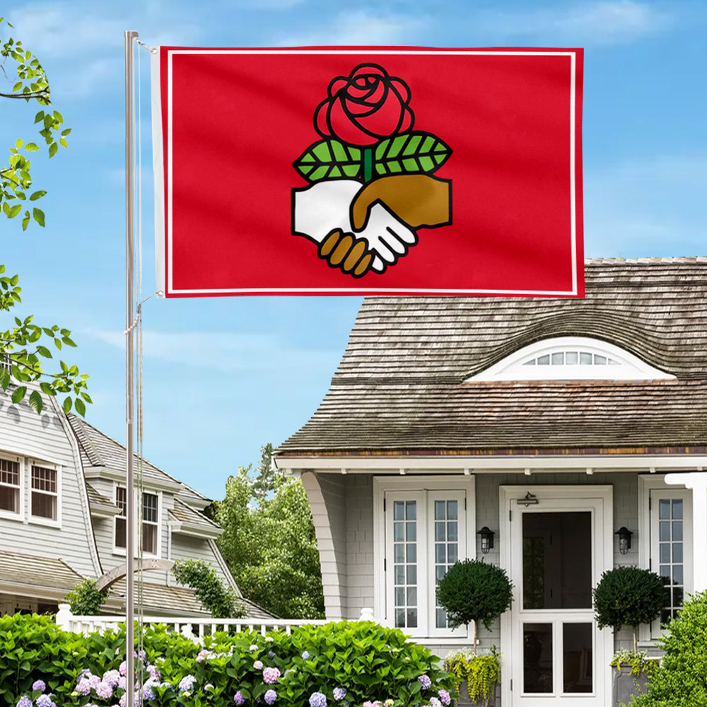Democratic Socialists of America flag 3x5ft banner man cave