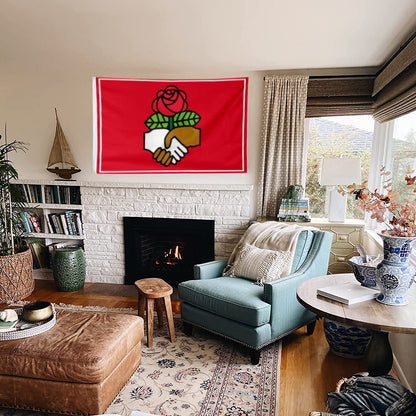 Democratic Socialists of America flag 3x5ft banner man cave