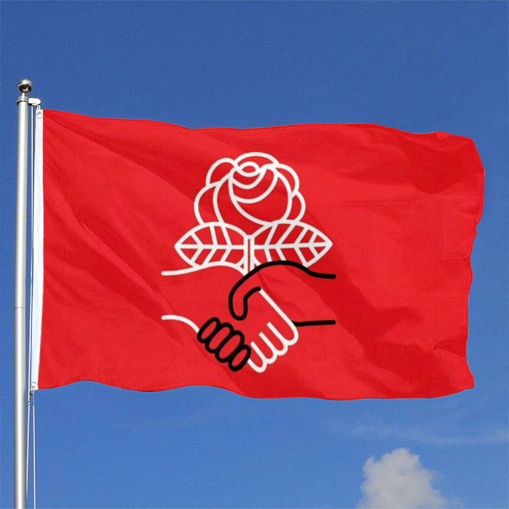 Democratic Socialists of America flag 3x5ft banner man cave 2