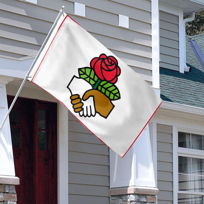Democratic Socialists of America (DSA) flag 3x5ft banner man cave
