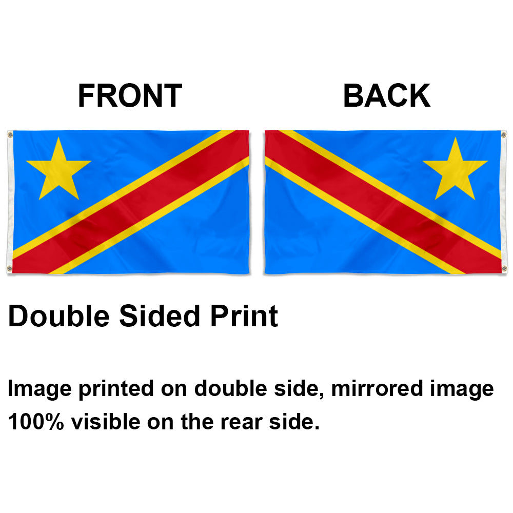 Democratic Republic of Congo flag 3x5ft banner man cave