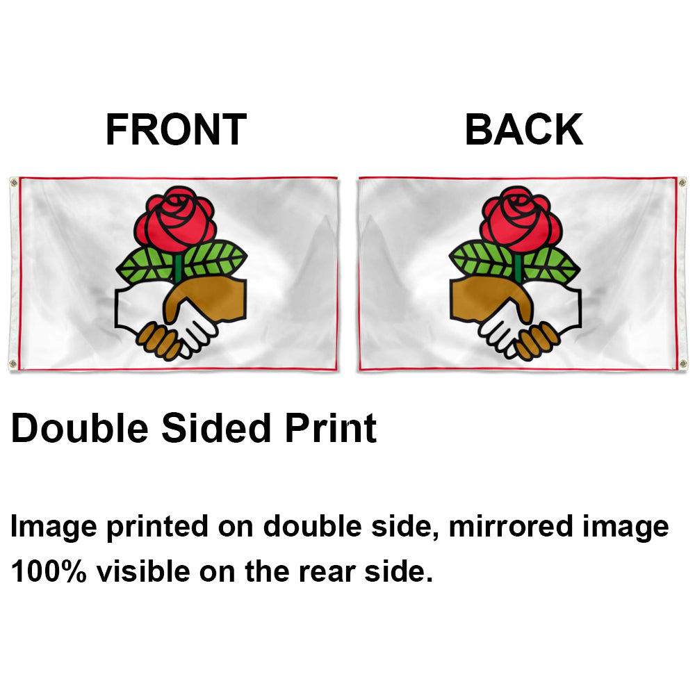 Democratic Socialists of America (DSA) flag 3x5ft banner man cave