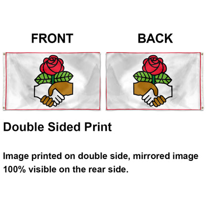 Democratic Socialists of America (DSA) flag 3x5ft banner man cave