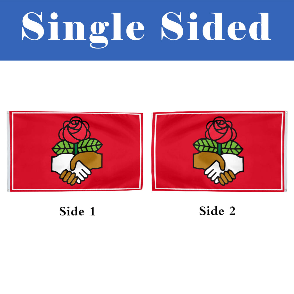 Democratic Socialists of America flag 3x5ft banner man cave