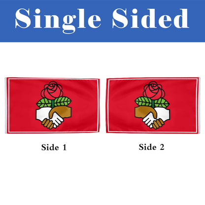 Democratic Socialists of America flag 3x5ft banner man cave