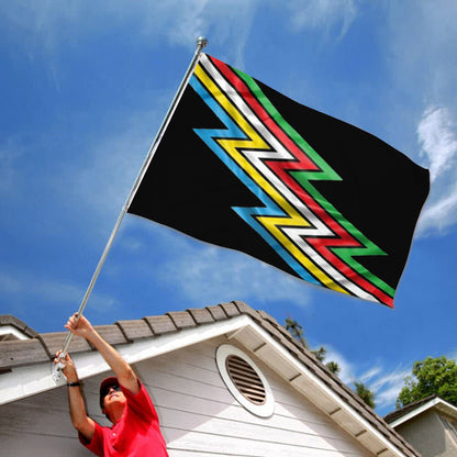 Disability Pride flag 3x5ft banner man cave