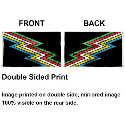 Disability Pride flag 3x5ft banner man cave