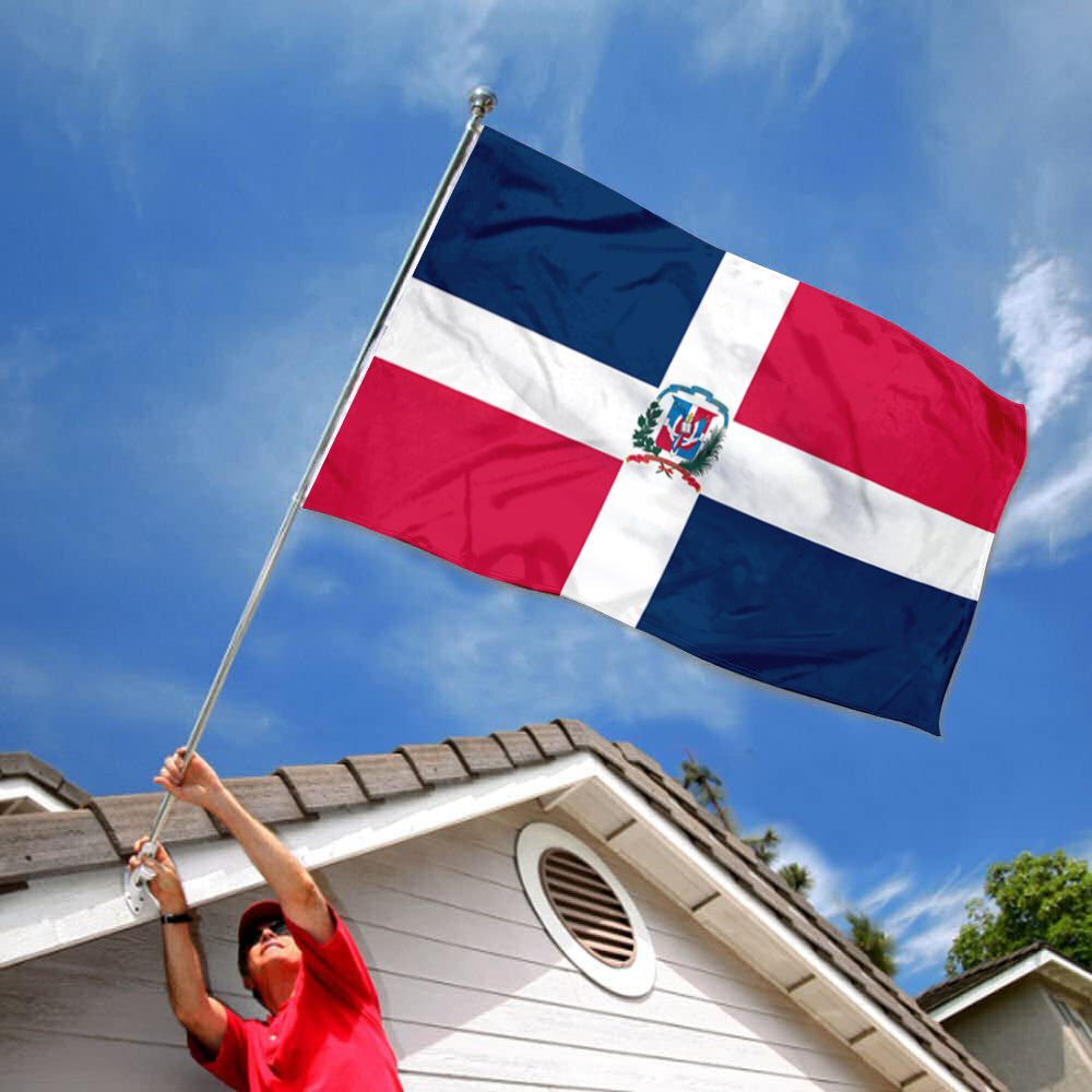 Dominican Republic flag 3x5ft banner man cave