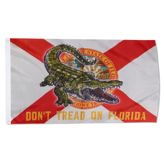 "Don't Tread On Florida" Gator flag 3x5ft banner man cave
