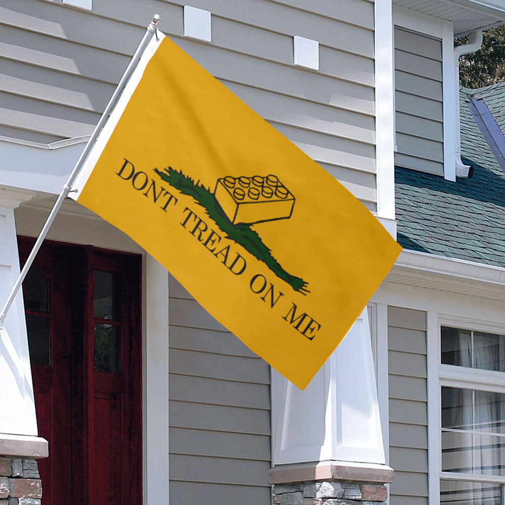 "Don't Tread On Me" Lego Funny Gadsden flag 3x5ft banner man cave