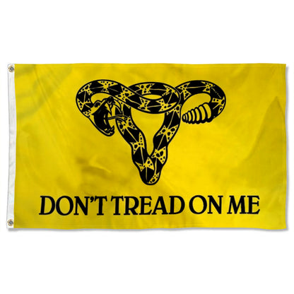 Don't Tread on Me Uterus flag 3x5ft banner man cave