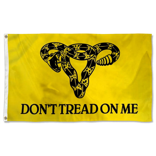 Don't Tread on Me Uterus flag 3x5ft banner man cave