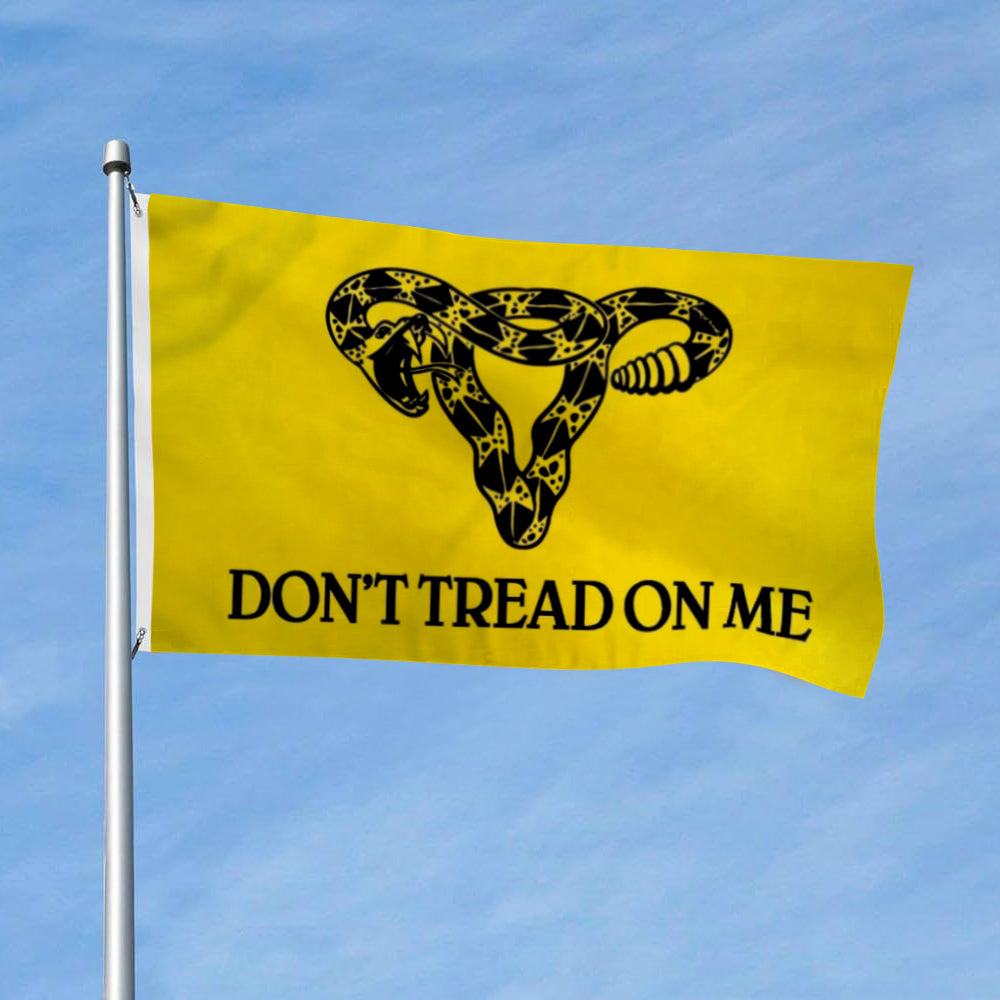 Don't Tread on Me Uterus flag 3x5ft banner man cave