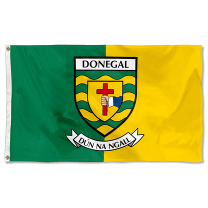 Donegal County Coat of Arms Ireland flag 3x5ft banner man cave