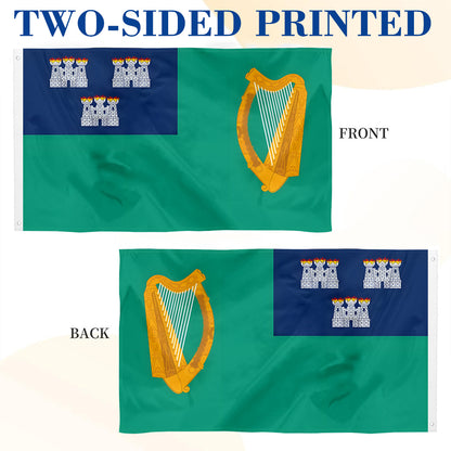 Dublin (Ireland) City flag 3x5ft banner man cave