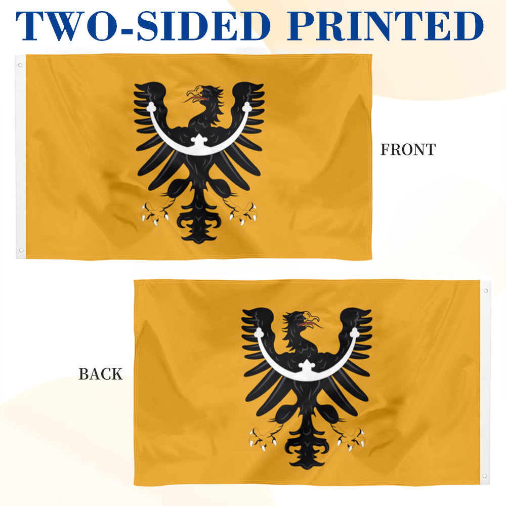Duchy of Silesia flag 3x5ft banner man cave