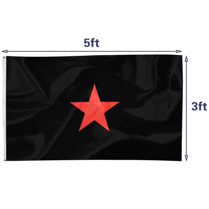 Zapatista Army National Liberation Zapata Mexico Red Star flag 3x5ft banner man cave