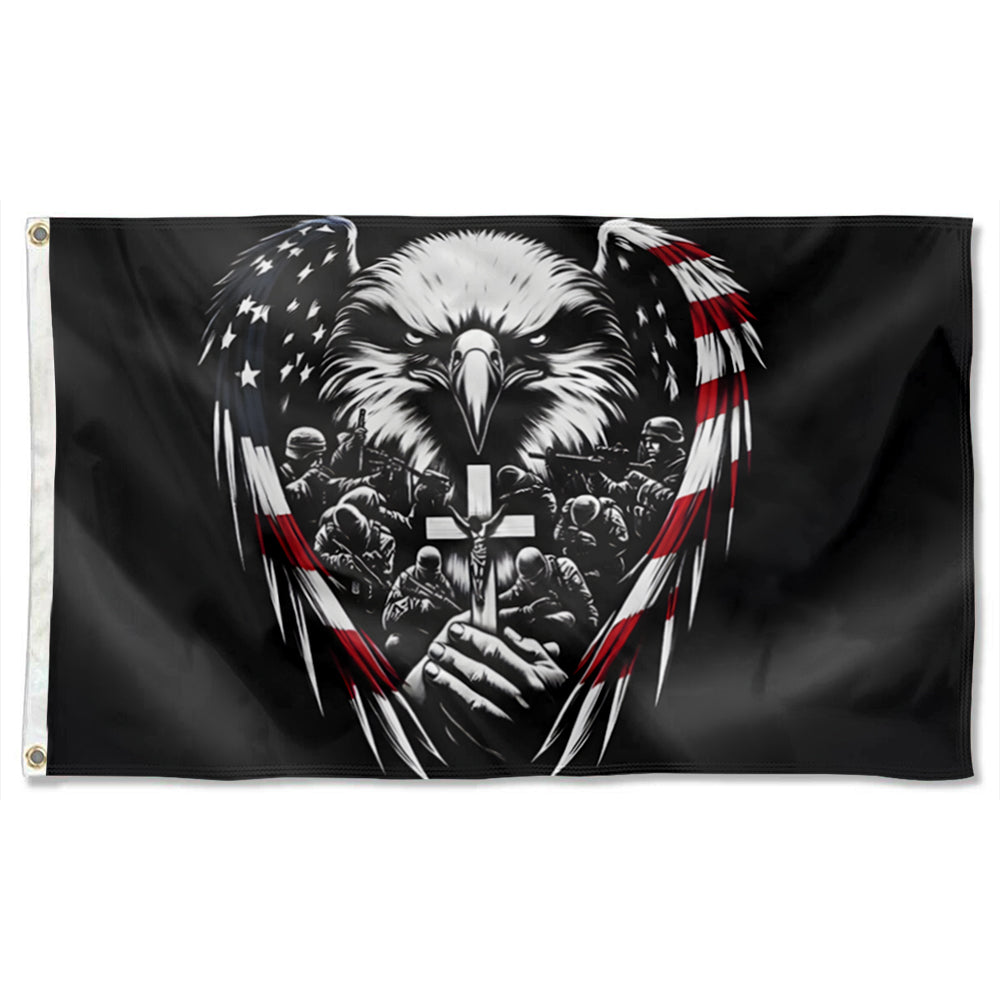 Patriotic American Eagle flag 3x5ft banner man cave