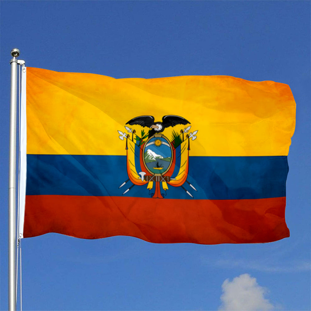 Ecuador flag 3x5ft banner man cave 2