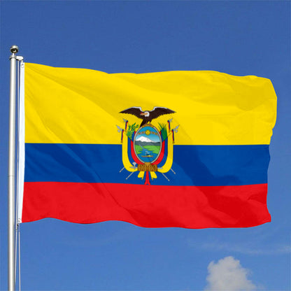 Ecuador flag 3x5ft banner man cave