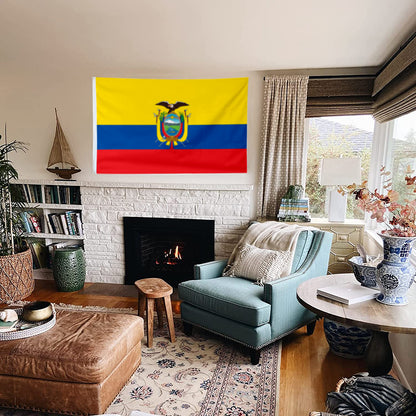 Ecuador flag 3x5ft banner man cave
