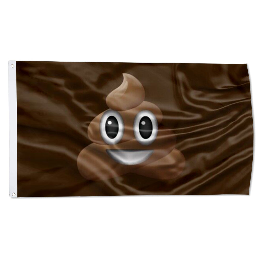 Emoji Poop flag 3x5ft banner man cave