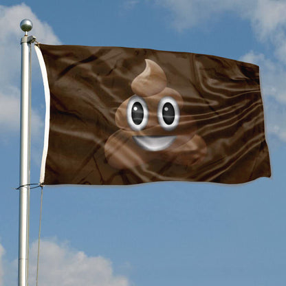 Emoji Poop flag 3x5ft banner man cave