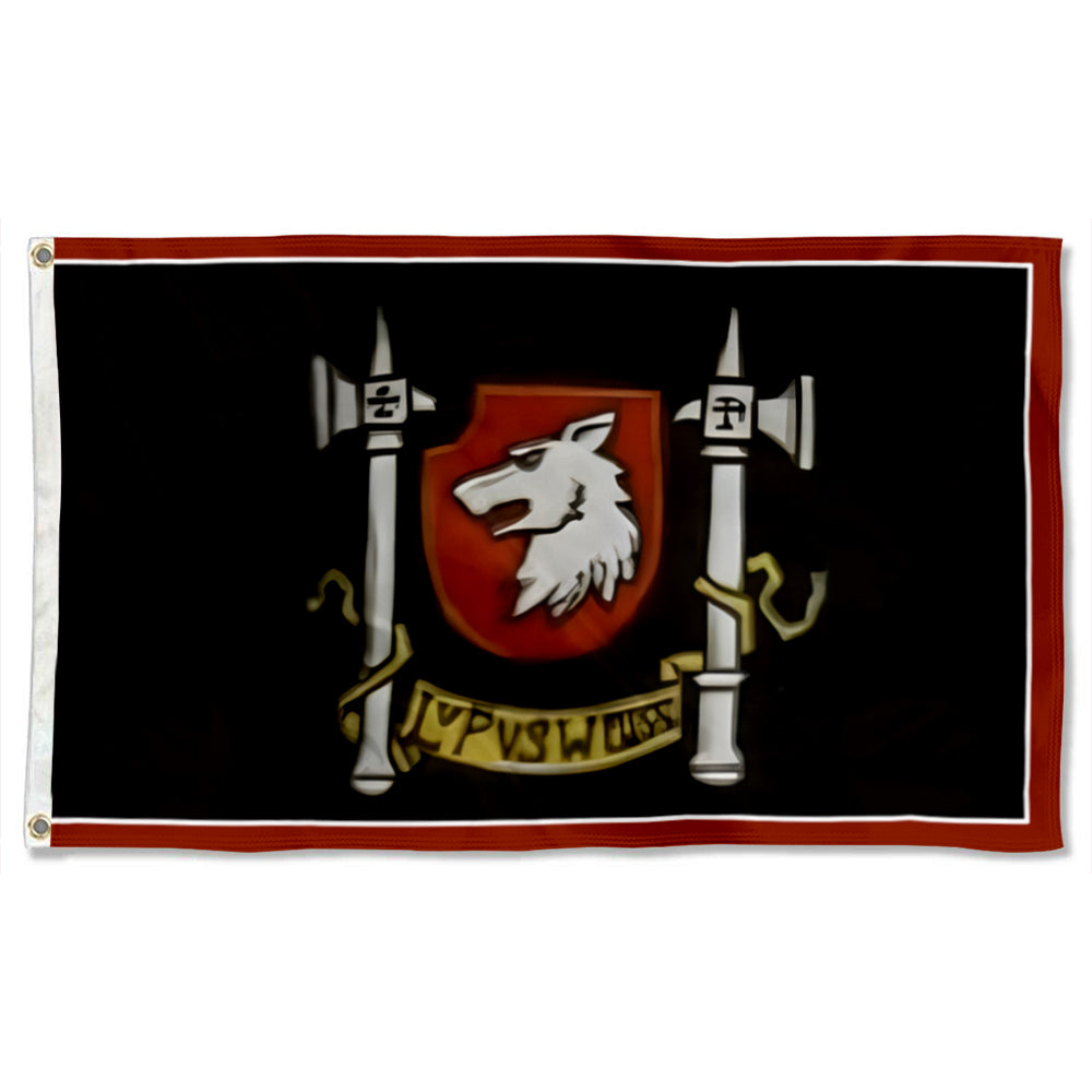 Empire Knights of the White Wolf flag 3x5ft banner man cave