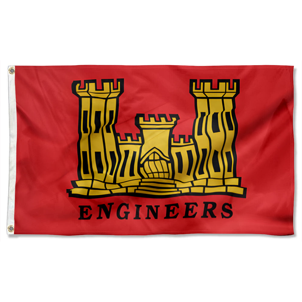 Engineers Military flag 3x5ft banner man cave