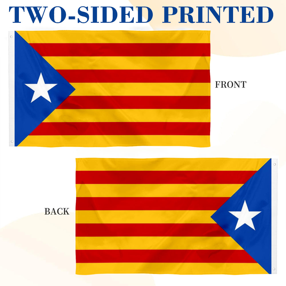 Estelada (Catalonia) flag 3x5ft banner man cave