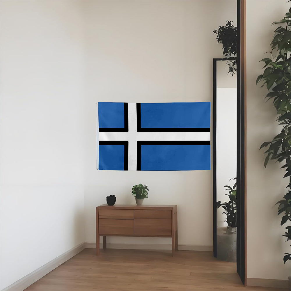 Estonian Scandinava flag 3x5ft banner man cave