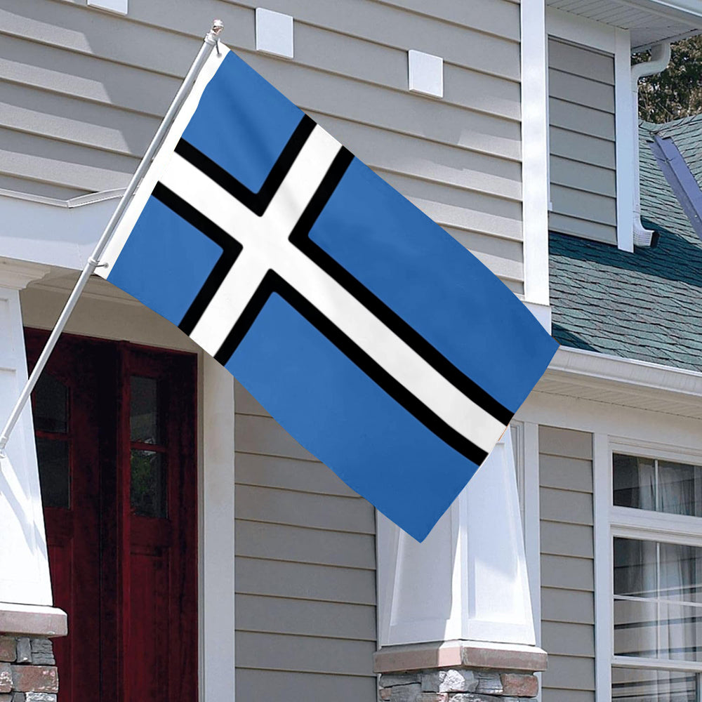 Estonian Scandinava flag 3x5ft banner man cave