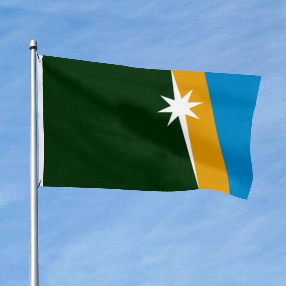 Evanston (Illinois, USA) City flag 3x5ft banner man cave