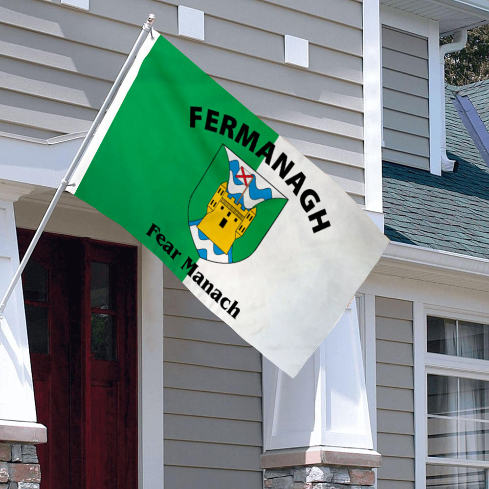 Fermanagh (Ireland) County flag 3x5ft banner man cave