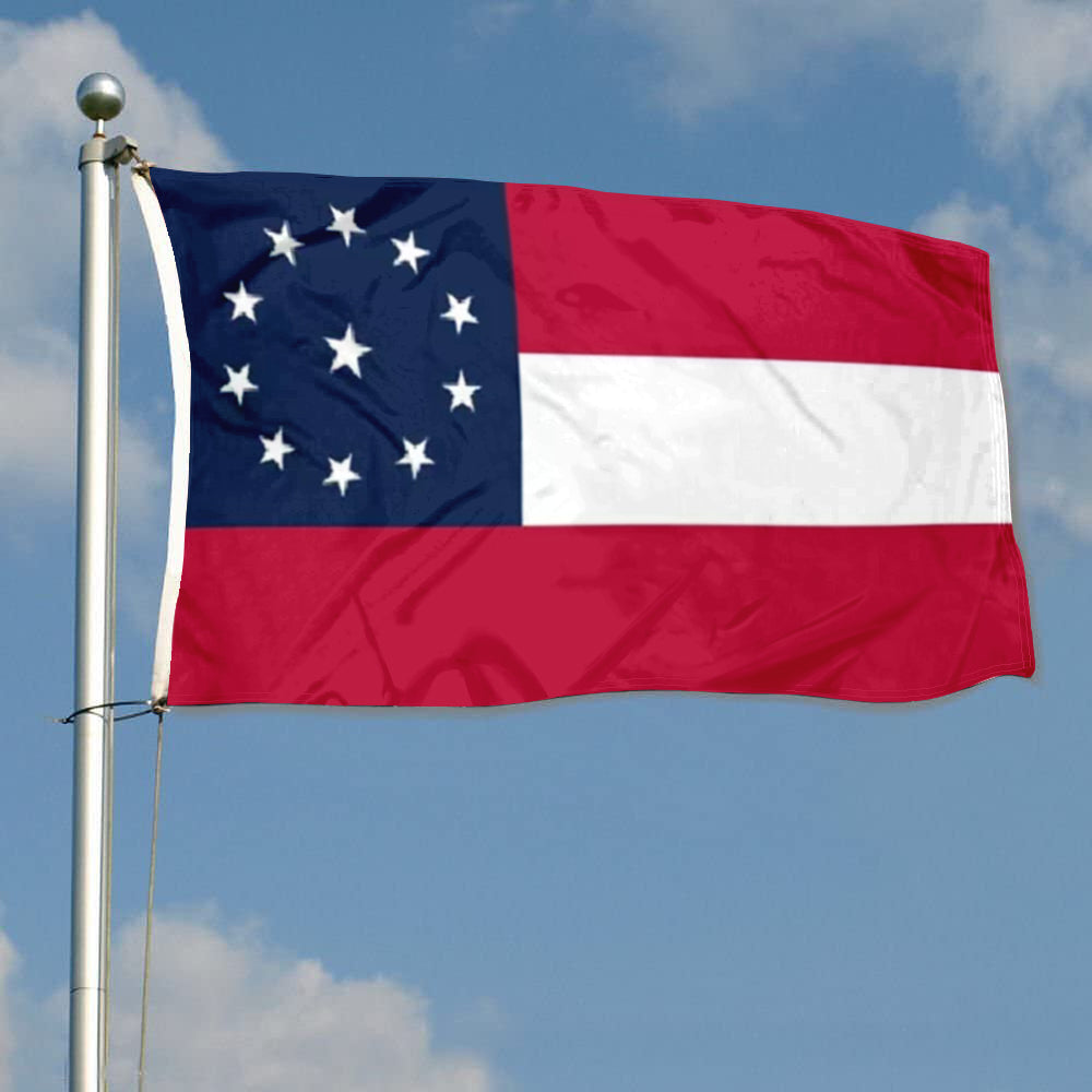 Fort Jackson Stars And Bars First National Csa Civil War flag 3x5ft banner man cave