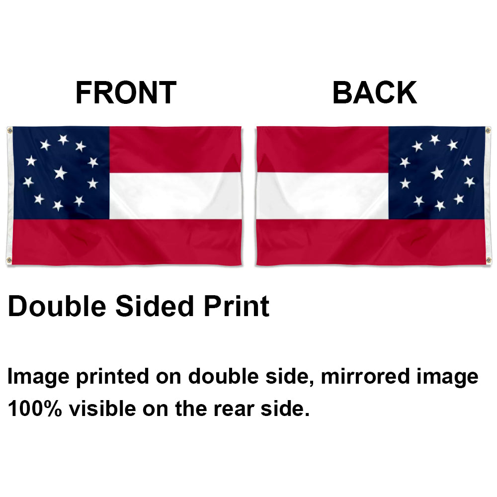 Fort Jackson Stars And Bars First National Csa Civil War flag 3x5ft banner man cave