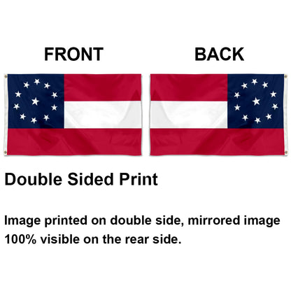 Fort Jackson Stars And Bars First National Csa Civil War flag 3x5ft banner man cave