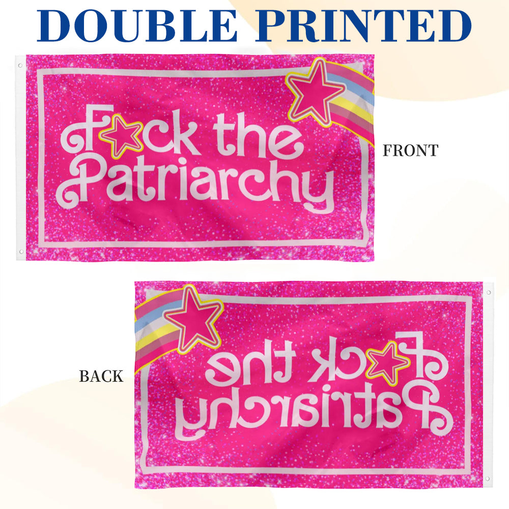 F_ck the Patriarchy flag 3x5ft banner man cave