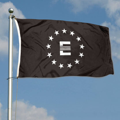 Fallout Enclave Black Star-Ring flag 3x5ft banner man cave