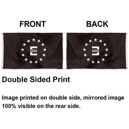 Fallout Enclave Black Star-Ring flag 3x5ft banner man cave