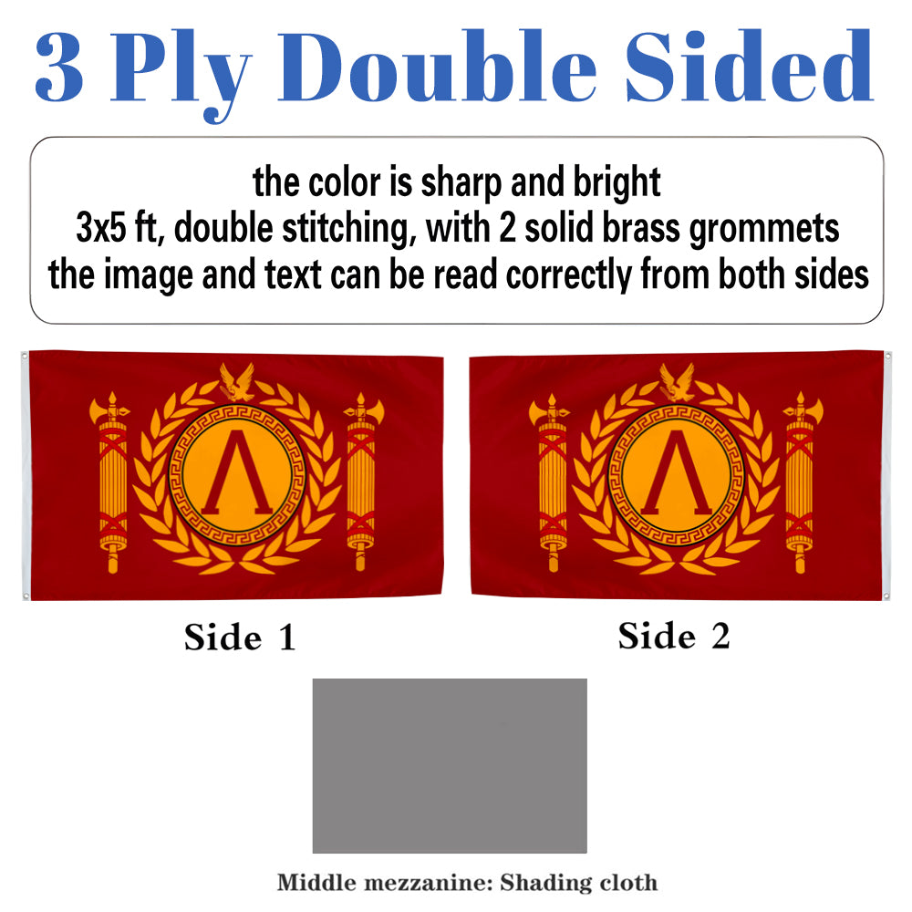 Sparta flag 3x5ft banner man cave