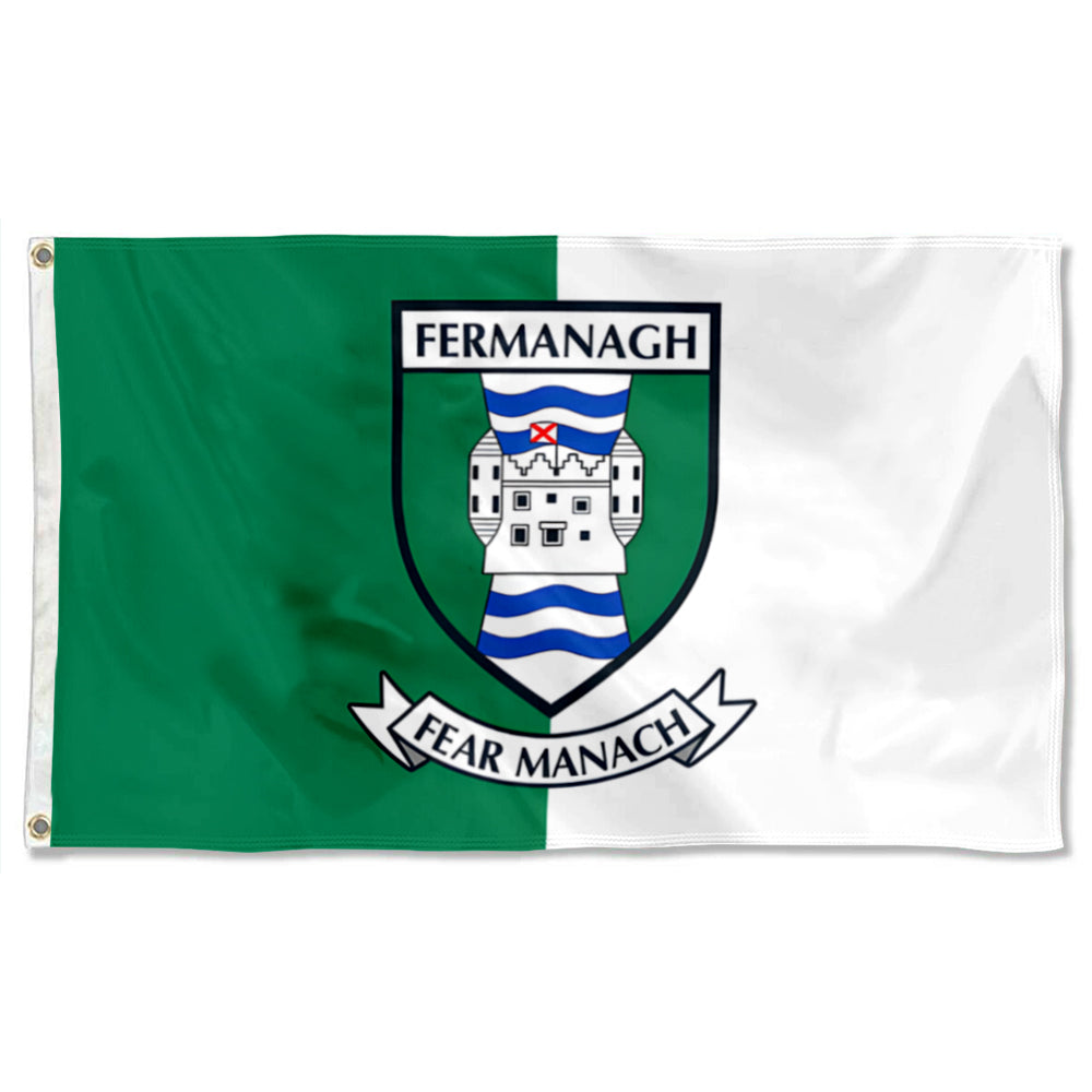 Fermanagh County Coat of Arms Ireland flag 3x5ft banner man cave