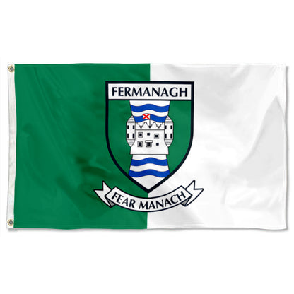 Fermanagh County Coat of Arms Ireland flag 3x5ft banner man cave