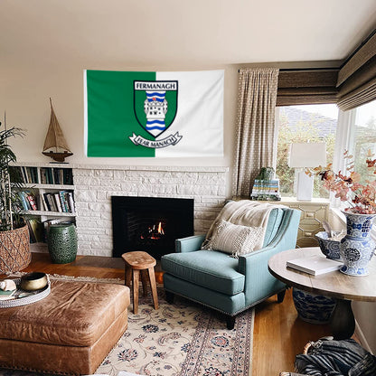 Fermanagh County Coat of Arms Ireland flag 3x5ft banner man cave