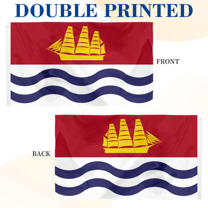 Bath (Maine) City flag 3x5ft banner man cave