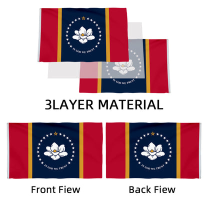 Mississippi State flag 3x5ft banner man cave