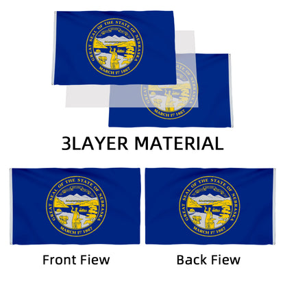 Nebraska State flag 3x5ft banner man cave